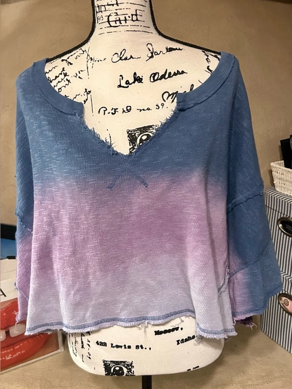 Free People We The Free After Midnight Washed Tee NWOT - Picture 4 of 8
